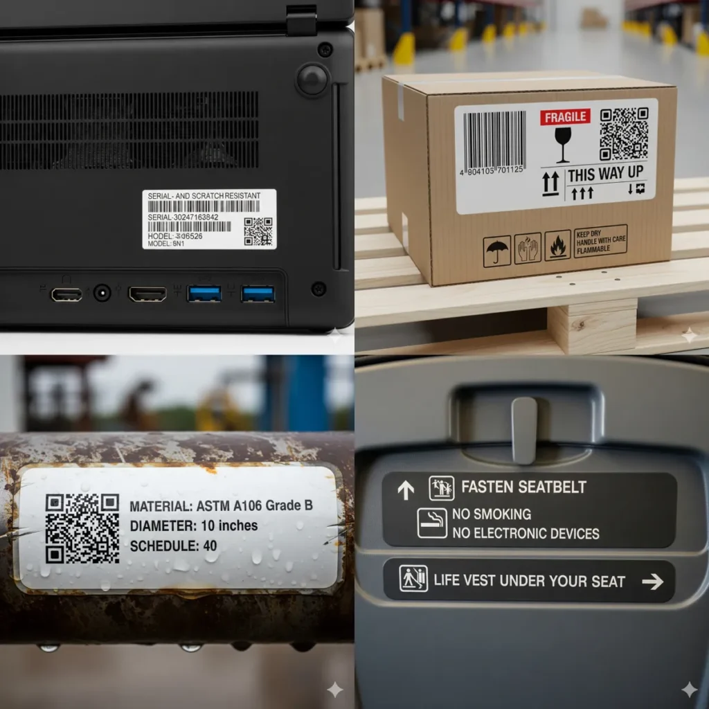 Etiquetas durables Productos industriales - etiquetas durables