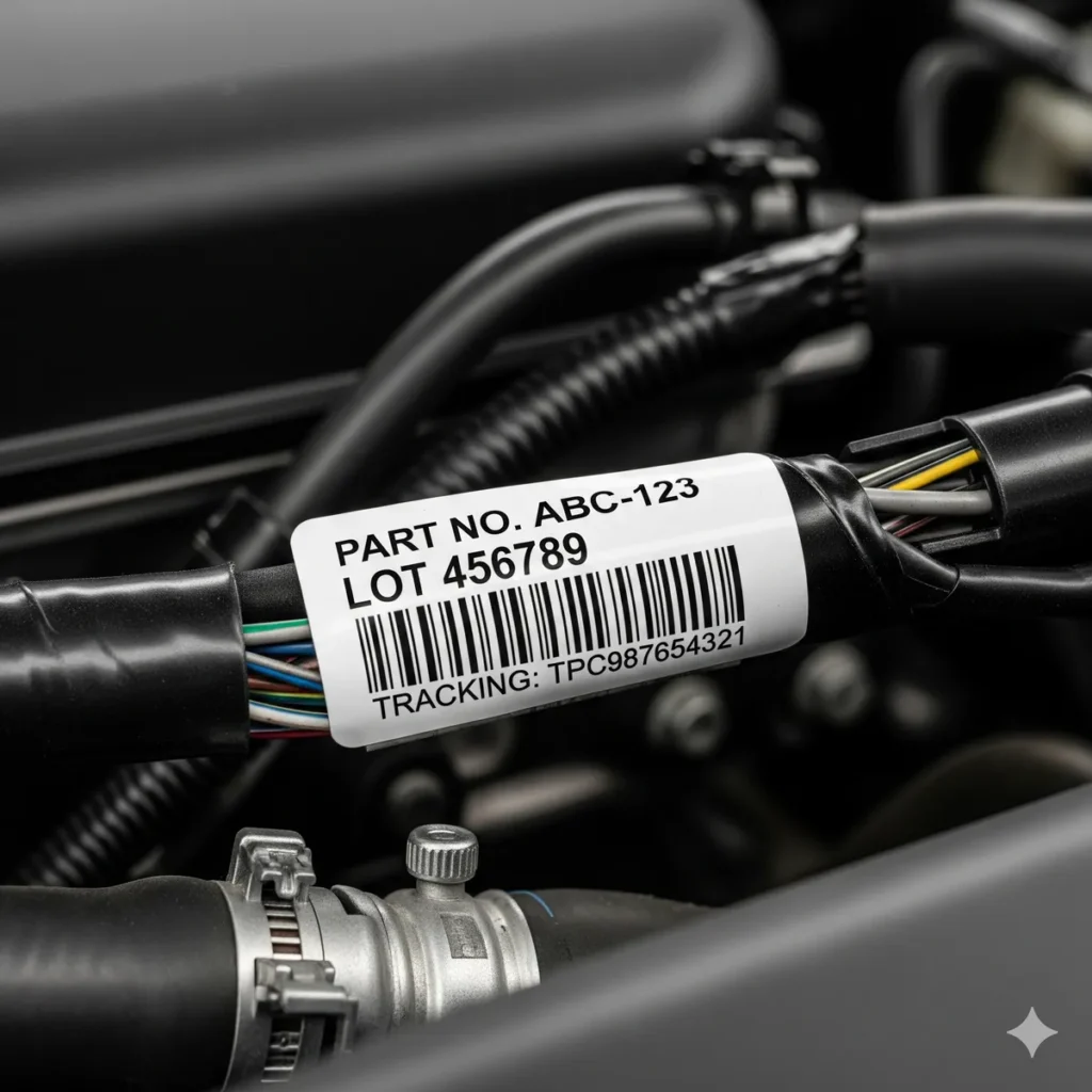 Etiquetas durables - Etiqueta durable automotriz