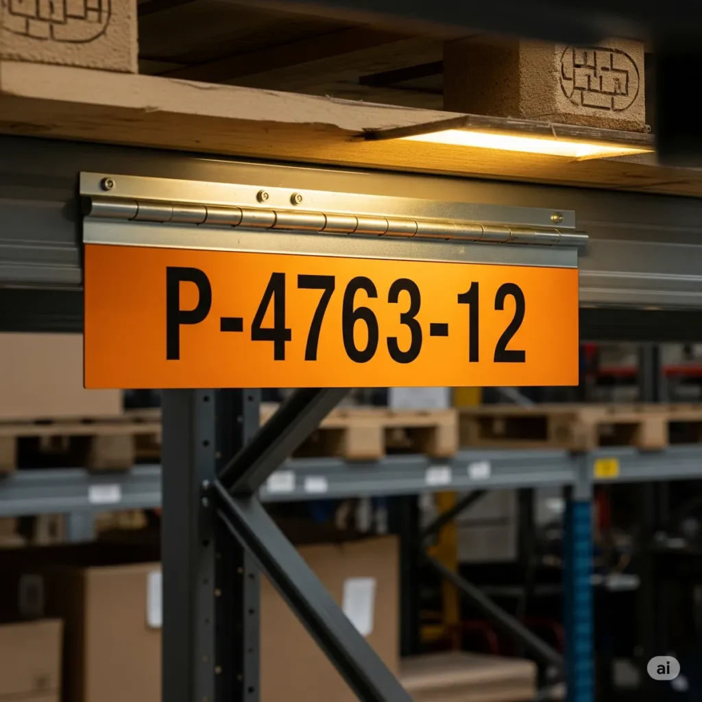 Señalética articulada horizontal