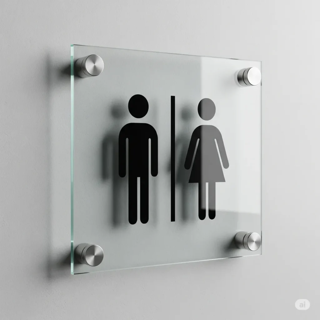 letrero cristal fondo pared hd 1200