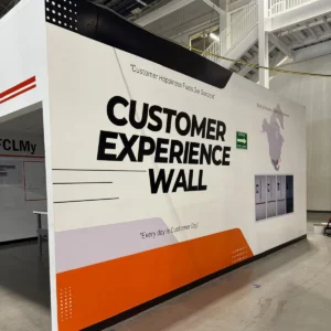 Soluciones visuales industriales - Especialidades para la industria. Mural informativo corporativo.