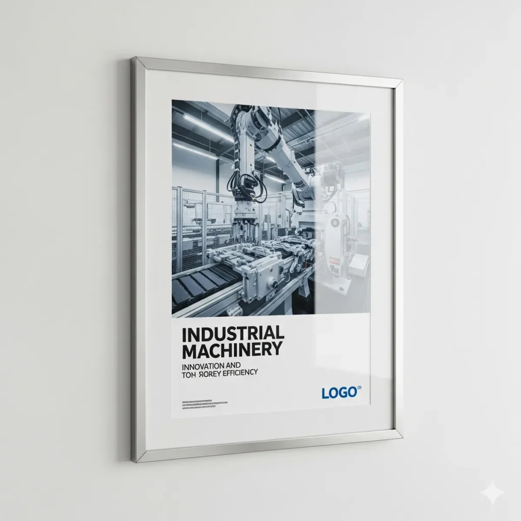 Marco liso de metal o madera